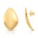 Brinco Dourado Fosco Design Organico BR01040643DOFO